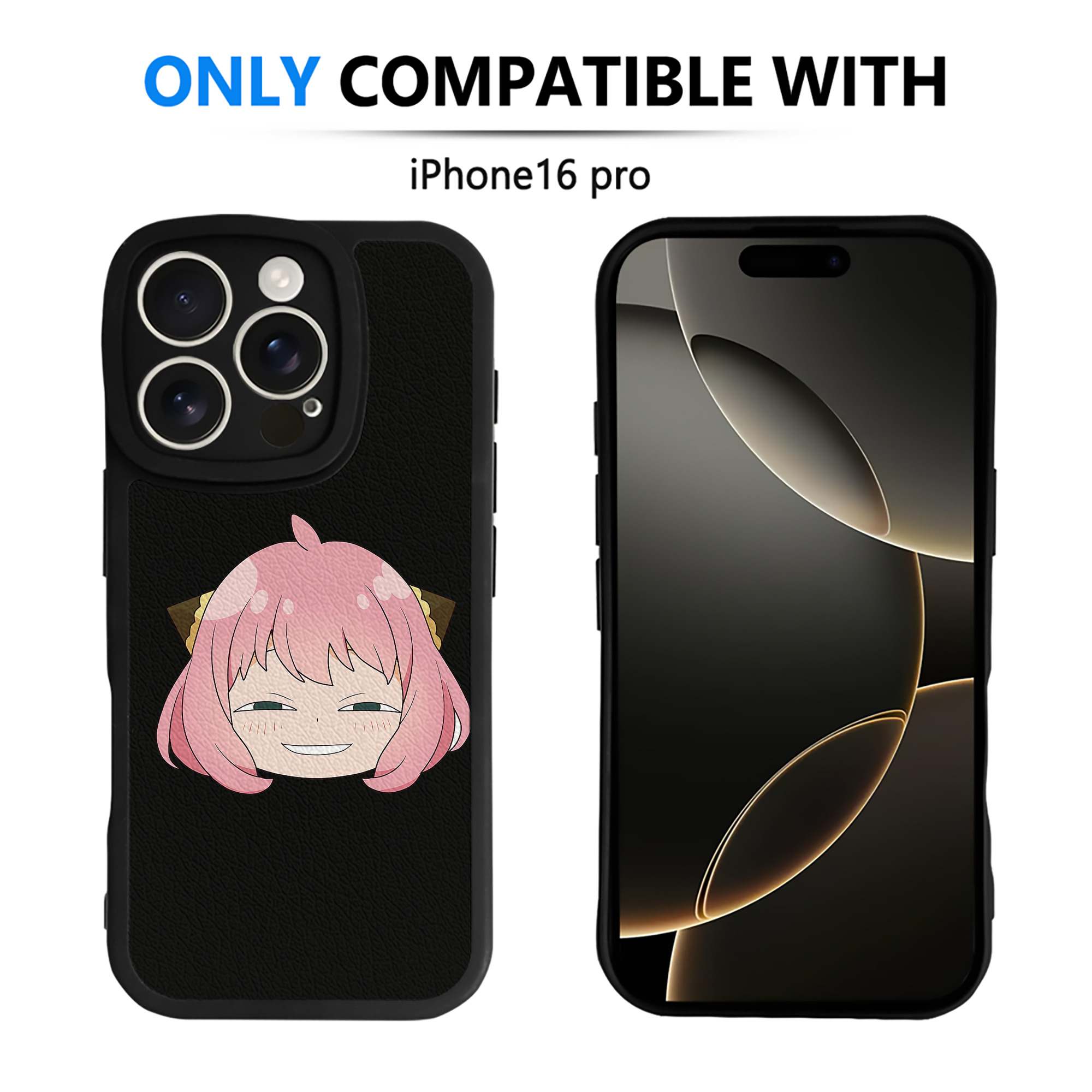 （画像用） SPY×FAMILY间谍家家酒 【iPhone 16シリーズ対応】シリコンスマホケース（レザー調） 材質：シリコン